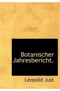 Botanischer Jahresbericht.
