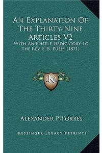 An Explanation of the Thirty-Nine Articles V2