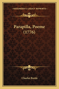 Parapilla, Poeme (1776)