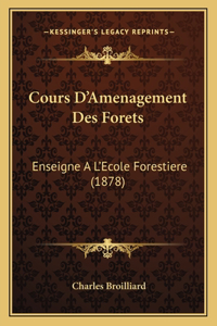 Cours D'Amenagement Des Forets