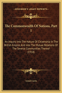 Commonwealth Of Nations, Part 1