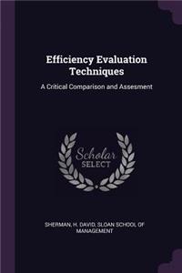 Efficiency Evaluation Techniques