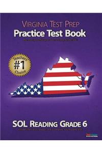 Virginia Test Prep Practice Test Book Sol Reading Grade 6