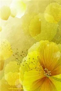 Yellow Flowers Blank Book