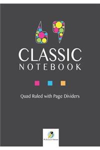 Classic Notebook Quad Ruled with Page Dividers