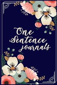 One Sentence Journals