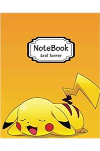 Pikachu Notebook: Pocket Notebook / Journal / Diary