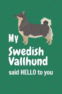 My Swedish Vallhund said HELLO to you