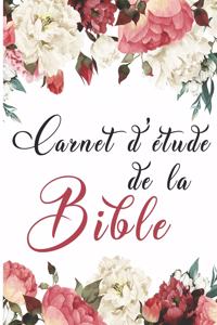 Carnet d'étude de la Bible