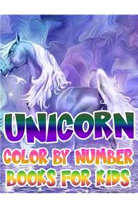 Unicorn Color By Number Books For Kids