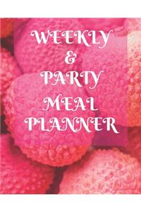 Weekly Meal & Party Planner
