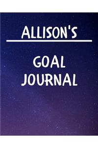 Allison's Goal Journal
