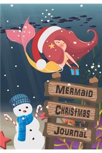 Mermaid Christmas Journal