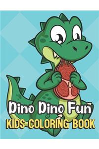 Dino Dino Fun Kids Coloring Book