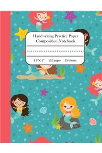 Handwriting Practice Paper Composition Notebook