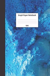 Graph Paper Notebook 4x4