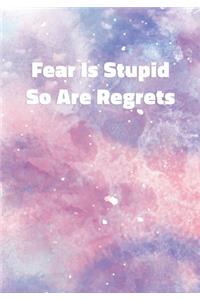 Fear Is Stupid So Are Regrets