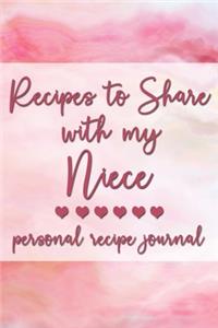 Recipes to Share With My Niece