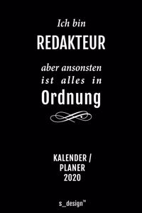 Kalender 2020 für Redakteure / Redakteur / Redakteurin