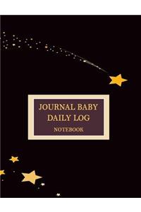 Journal baby daily log notebook