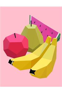 Fruits Sketchbook: Fruits Bordered Sketchbook for Kids. Funny Fruits Drawing Book for Boys and Girls (Blank Bordered Sketchbooks)150 Pages Large 8.5x11 Fruits Sketch Paper Book