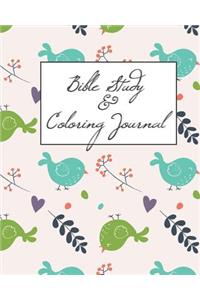 Bible Study & Coloring Journal
