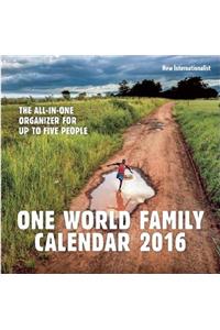One World Family Calendar 2016