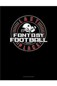 Fantasy Football Last Place: Two Column Ledger