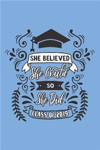 She Believed She Could So She Did Class of 2019