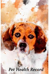 Pet Health Record