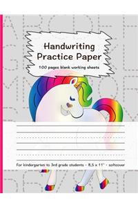 Handwriting Practice Paper