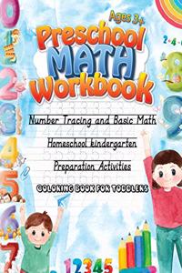 Preschool Math Workbook. Age 3+