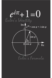 Euler's Identity Euler's Formula - Lined Notebook