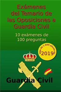 Exámenes del Temario de Oposiciones a Guardia Civil
