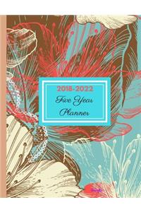 2018 - 2022 Amaryllis Five Year Planner