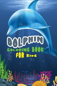 Dolphin coloring book for kids