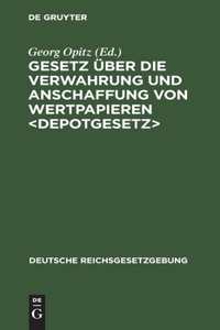 Gesetz über die Verwahrung und Anschaffung von Wertpapieren