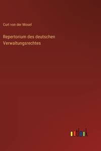 Repertorium des deutschen Verwaltungsrechtes