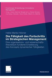 Die Fähigkeit Des Fortschritts Im Strategischen Management