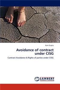 Avoidance of Contract Under Cisg
