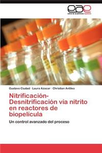 Nitrificación-Desnitrificación vía nitrito en reactores de biopelícula