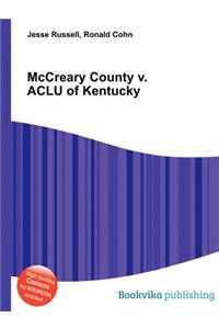 McCreary County V. ACLU of Kentucky