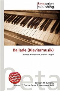 Ballade (Klaviermusik)