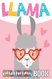 Llama Coloring Book