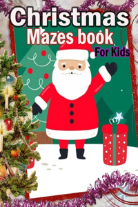 Christmas Mazes book for kids