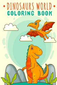 Dinosaur World Coloring Book