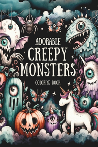 Adorable Creepy Monsters Coloring Book
