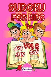 Sudoku for Kids 4x4,6x6,9x9 vol 2 [Paperback] Marissa Nilove