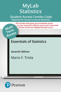 Mylab Statistics with Pearson Etext -- 24 Month Combo Access Card -- For Essentials of Statistics