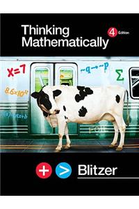 Thinking Mathematically Value Package (Includes Mathxl 24-Month Student Access Kit)